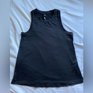 Basic black athletic top